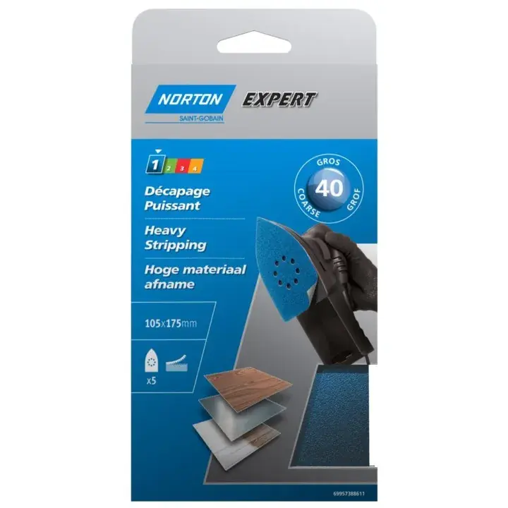 5 Patins perf. Auto-agrippants expert G40 175×105 Meilleur Choix