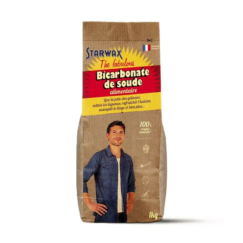 Vente Directe Bicarbonate de soude alimentaire 1kg STARWAX The Fabulous