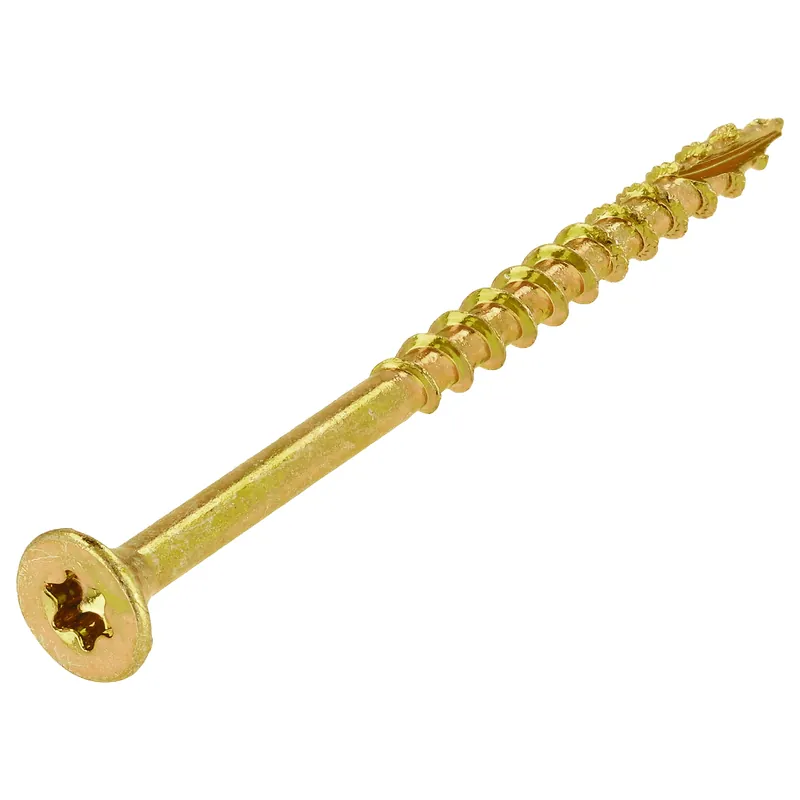Vis bois Ø4xL60mm passivée jaune T20 x20 pcs Populaire