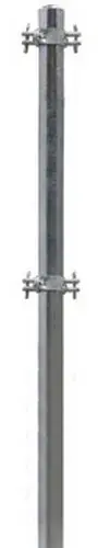 Marque Poteau trèfle soudé 2 directions en L Ø102mm 2,13m