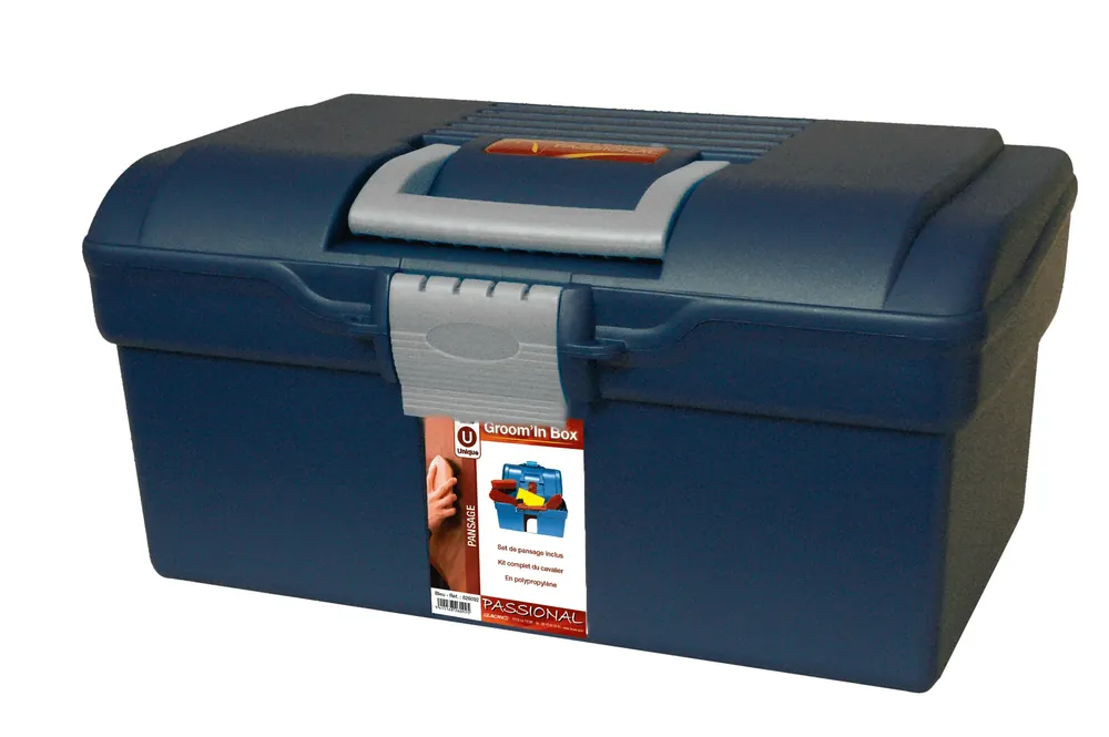 Acheter En Ligne Groom in box bleue + set de pansage