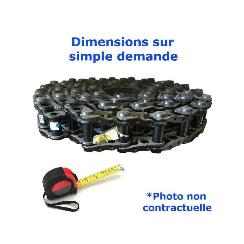 Chaîne acier nue pour Pelleteuse HITACHI EX350H-5 Offre Spéciale