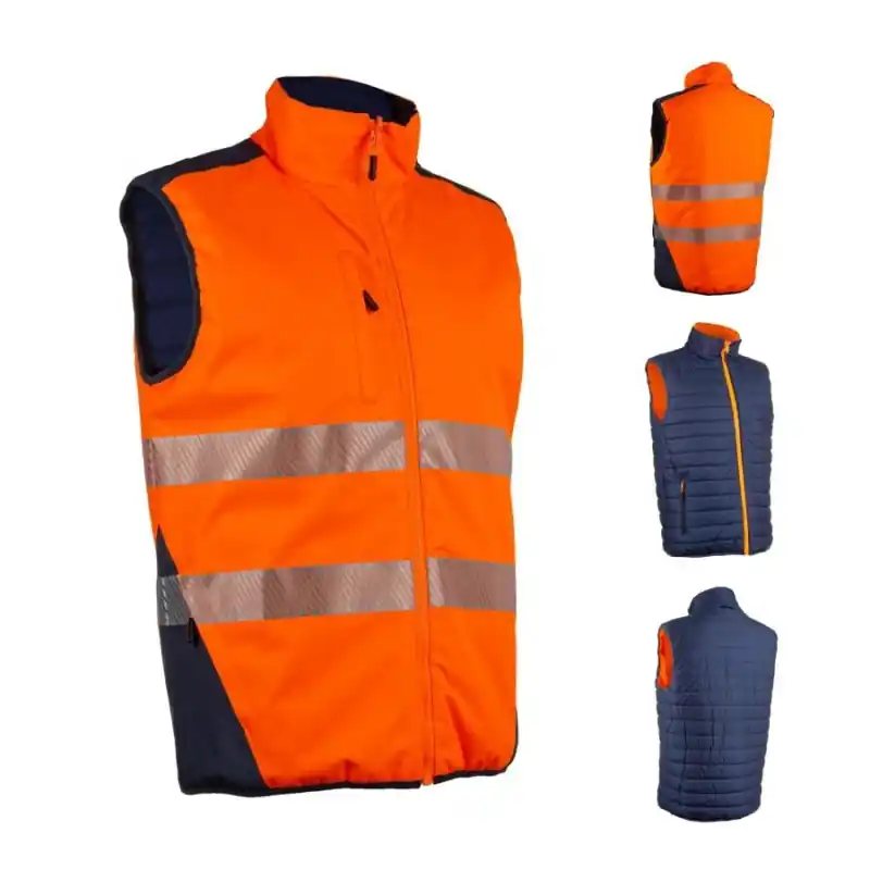 VESTE SANS MANCHE REVERSIBLE YORU Prix Bas