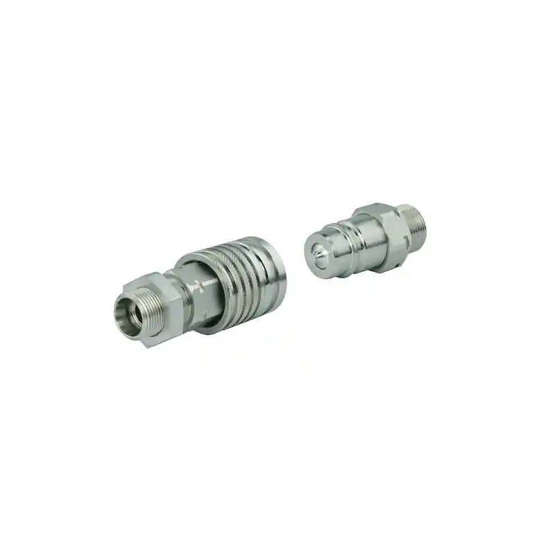 Jeu de connecteurs hydrauliques mâle long + femelle PUSH-PULL EURO ISO M22x1.5 Dernier Modèle