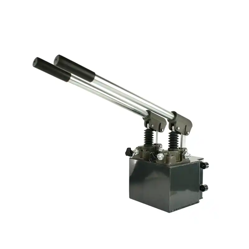 Satisfait Ou Remboursé Deux pompes à main hydrauliques 12cm + 25cm avec réservoir de 6L