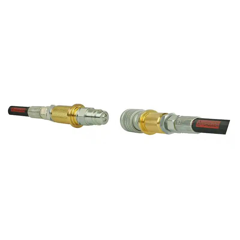Set : Raccords rapides hydrauliques mâle + femelle PUSH-PULL EURO ISO M22x1.5 + marqueurs colorés Livraison Express