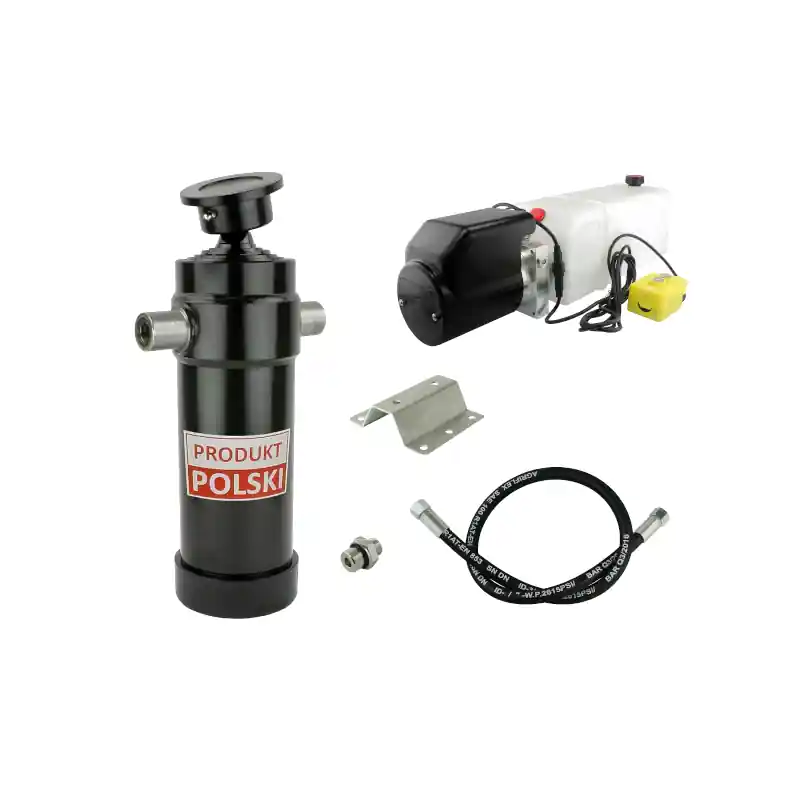 Expédition Rapide Centrale hydraulique 2,6cm3 2,0kW réservoir 11 litres 24V + Vérin hydraulique télescopique 105/5/1432