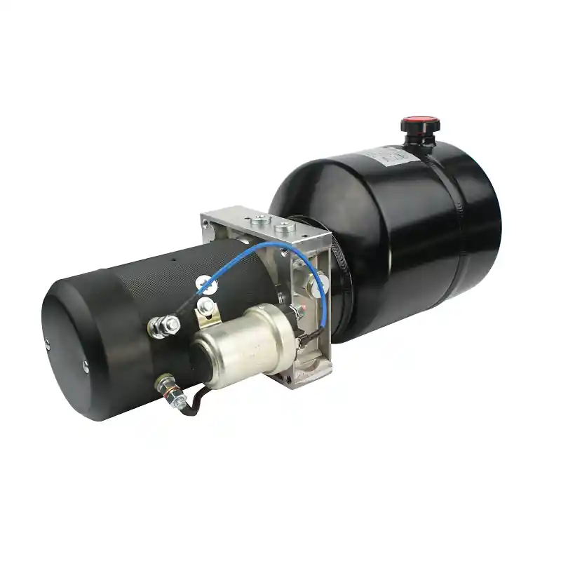 Achat Immédiat Groupe hydraulique 3,3cm3 1,6kW Réservoir de 4 litres avec vanne de vidange 12V