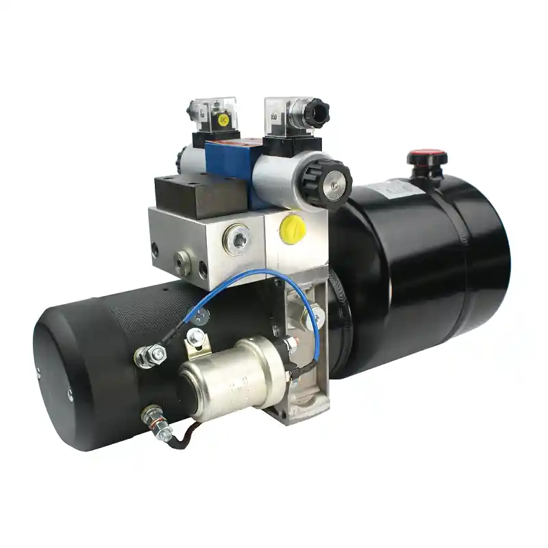 Centrale hydraulique 2,5cm3 2,2 kW réservoir 4 litres avec une électrovanne 24V Populaire