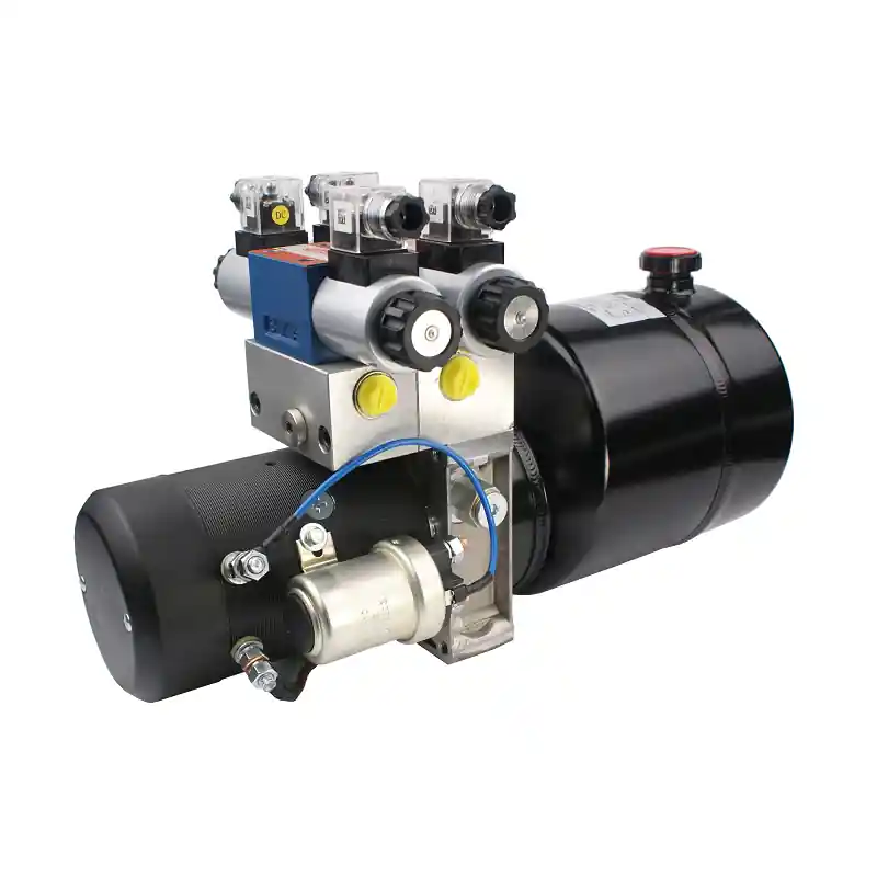 Centrale hydraulique 2,5 cm3 2,2 kW réservoir 10 litres avec deux électrovannes 24V Acheter En Ligne