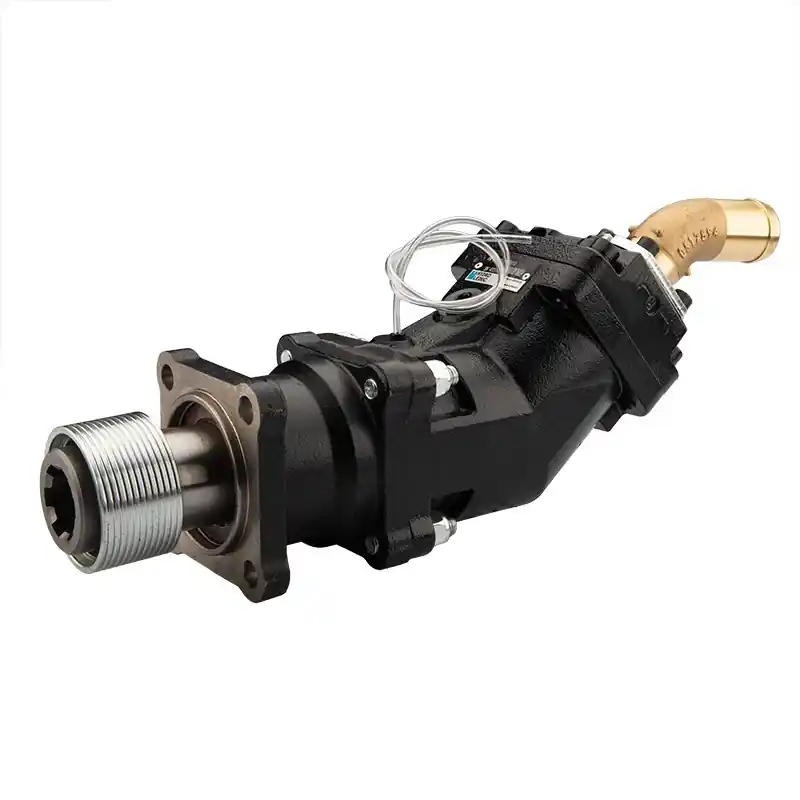Pompe hydraulique à 7 pistons XPi 32 0523790 avec entrée XPi, débit unique incliné 32cm3 bidirectionnel, avec adaptateur pour la conversion de l'arbre à cardan en pompe UNI Satisfait Ou Remboursé