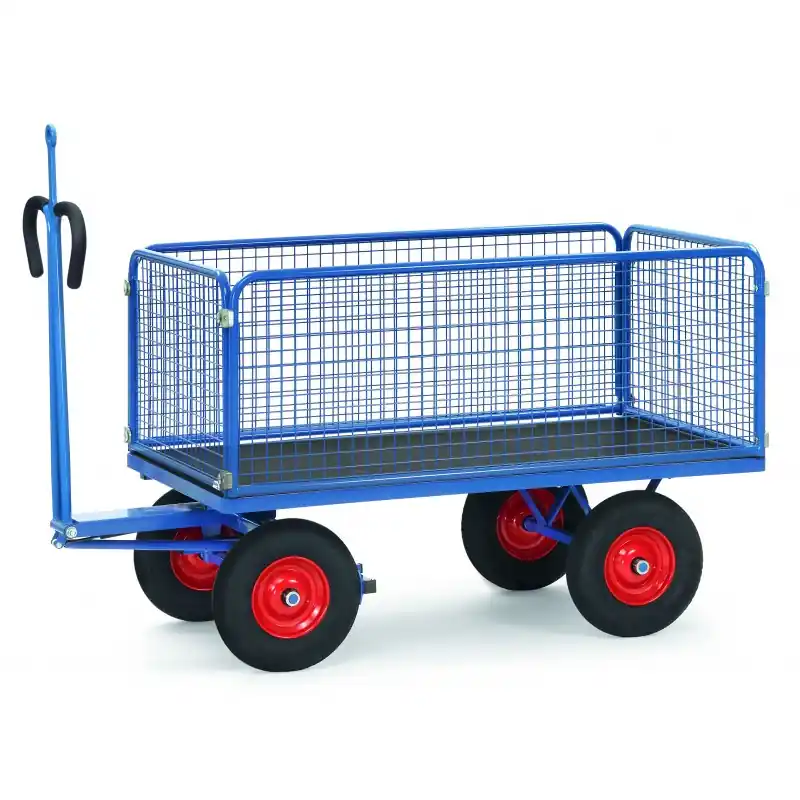 Authentique Char a bras 4 ridelles en treillis de H 600 mm – 6435VZ – FETRA Char a bras 4 ridelles en treillis de H 600 mm