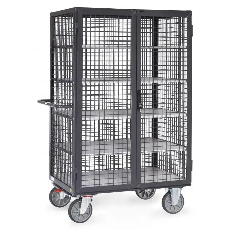 ESD-Chariot fermé en treillis, verrouillage à serrure 9392 – 9392 – FETRA ESD-Chariot fermé en treillis. verrouillage à serrure 9392 Haute Qualité