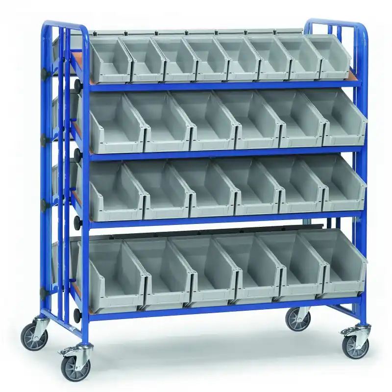 Soldes Chariot de mise à disopisition avec bacs – 2892 – FETRA Chariot de mise à disopisition avec bacs