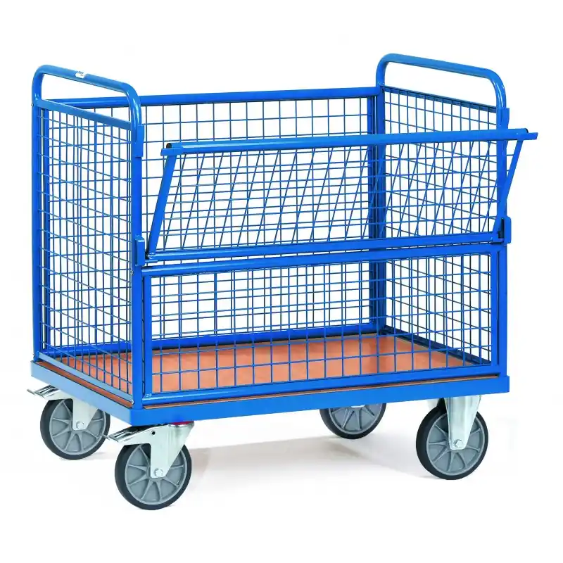 Top Vente Chariot caisse en treillis métallique – 2773 – FETRA Chariot caisse en treillis métallique
