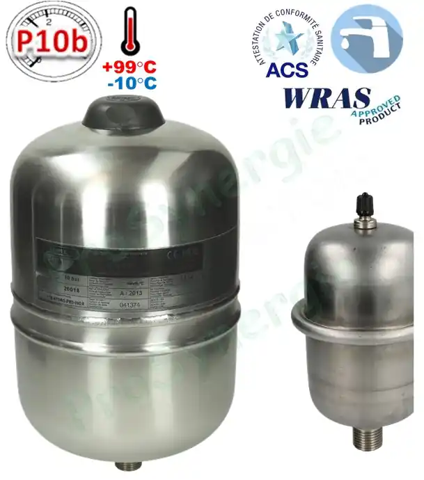 Achetez Aujourd&rsquo;hui Vases sanitaires Inox 316 ACS suspendu pour eau potable froide ou chaude – Série Inox-Pro (Gitralinox 0.5 à 18 litres)