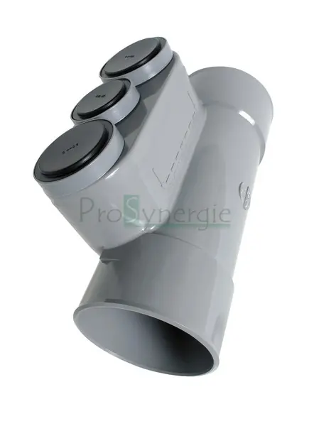 Pas Cher Culotte PVC évacuation embranchement Oblongue Femelle