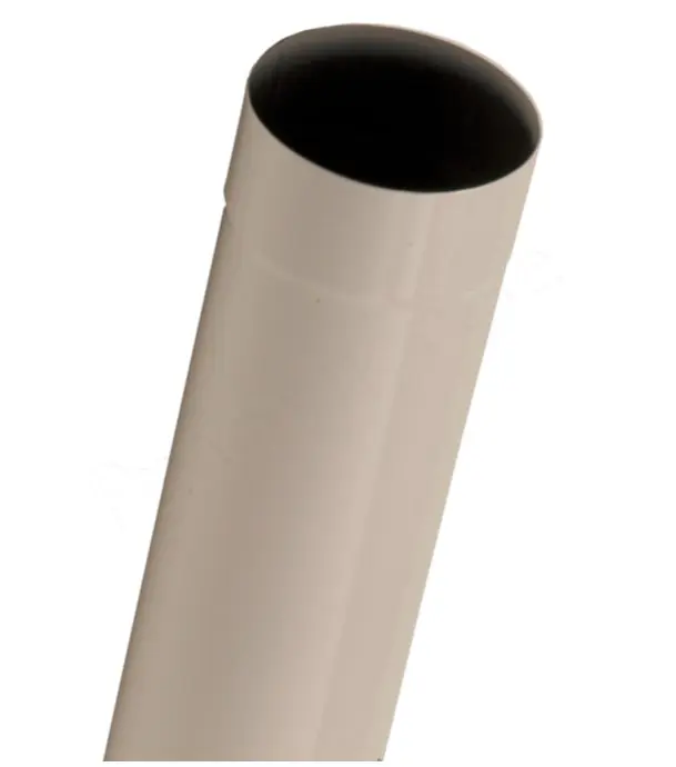 Tuyau de poêle acier 0,7mm émaillé blanc Ø 125 à 153mm longueur 1m / 50cm / 33cm / 25cm Prix Cassé