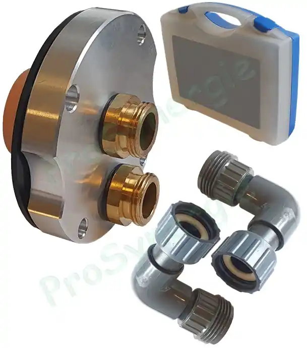Kit accouplement circulateur pour désembouage de circuit de chauffage Haute Qualité