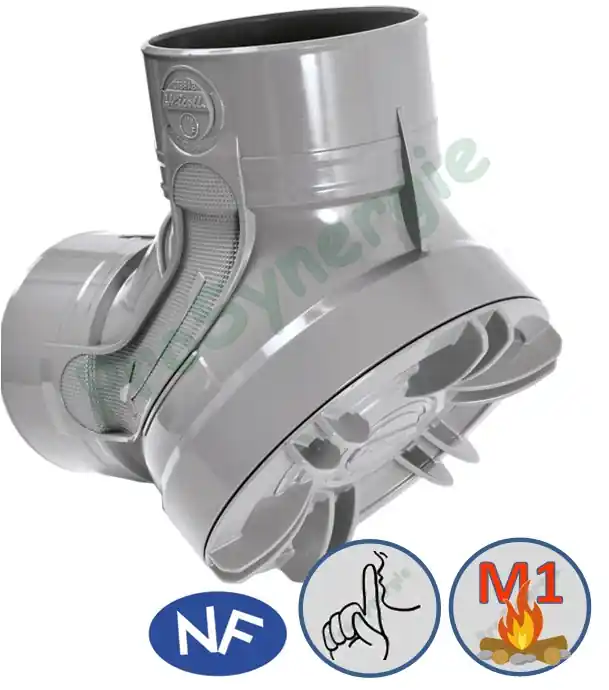 Coude pied de chute Ø100mm Acoustique avec ou sans tampon visite PVC évacuation 45° ou 90° Haute Qualité
