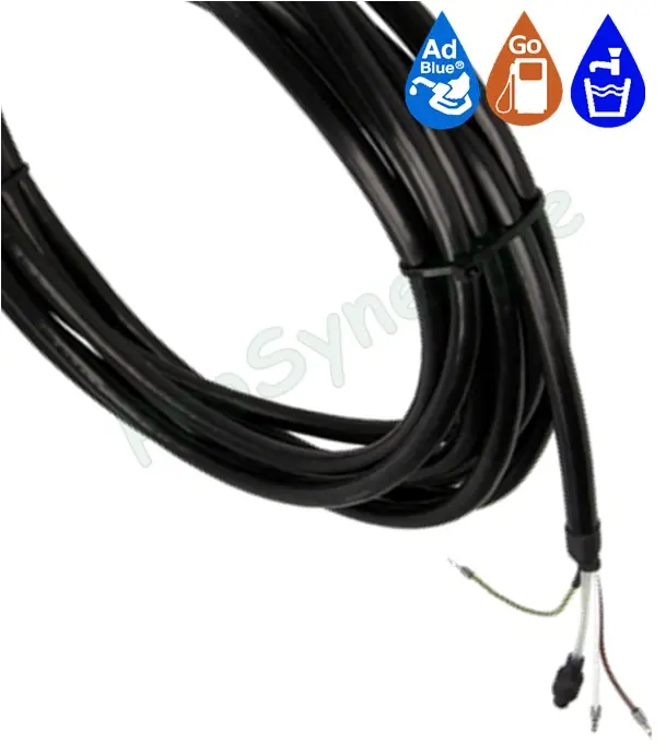 Commande En Gros Mètres de cable PUR (Fluide standard type Fioul/Eau) ou FPE (fluides + agressif) – pour transmetteur de pression submersible DMU 08