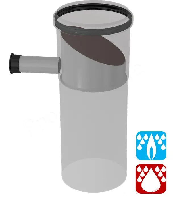 Clapet Anti-retour PPs – Gaz/Fioul Condensation – Ø 80 mm Commande En Gros