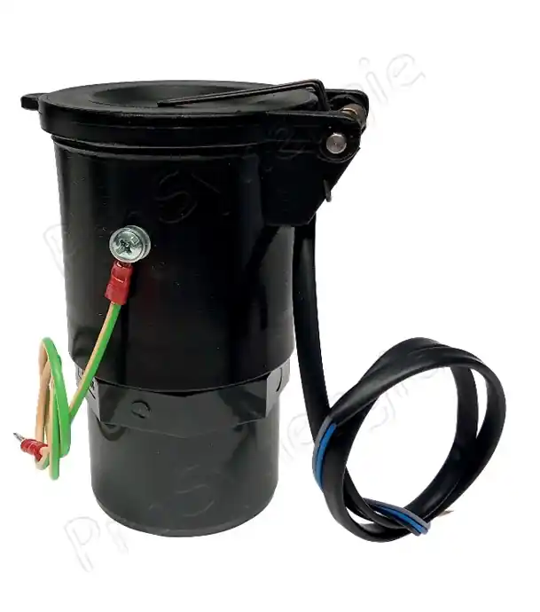 Marque Prise de service avec contact électique Ø(M/F) 63/50 mm pour raccordement set de nettoyage Ø 32/40 mm + fil de terre antistatique