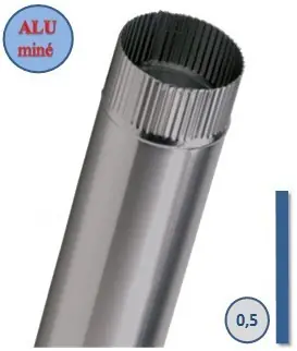 Tuyau Aluminié – L = 50 Cm Authentique