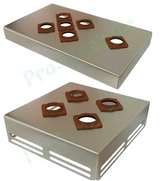 Terminal Shunt Inox pour pour 4 ou 6 sorties de conduitc flexibles PVDF Ø 60 ou 80 mm avec platines de finition et pinces Prix Cassé